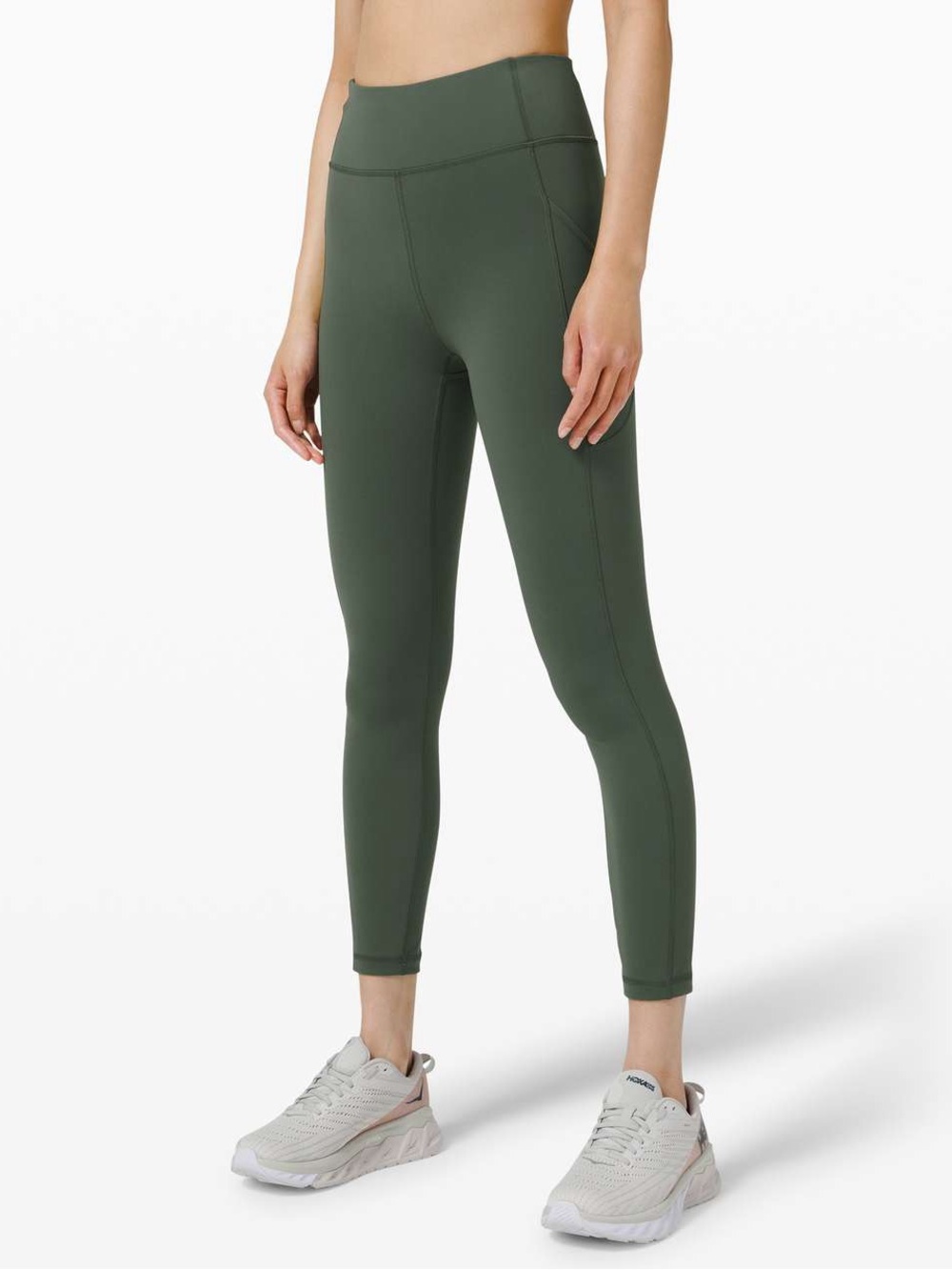 Lululemon Invigorate High Rise Tight 25” in Smoked Spruce Green